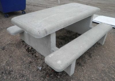 hanson concrete picnic tables
