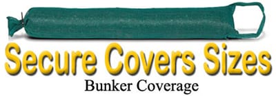 Secure Cover Sizes and Bunker Coverage