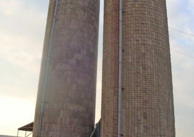 silo repairs in progress by hanson