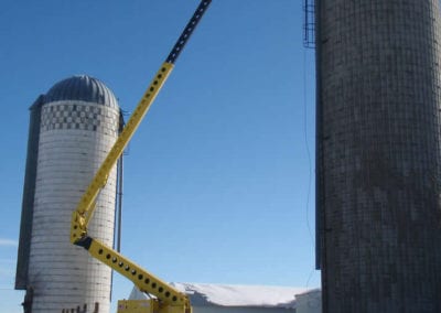 wireless silo crane